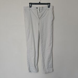 St. John's Bay Light Gray Straight-Leg Chinos
